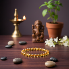 Premium Madagascar Yellow Citrine Bracelet – Made in Madagascar | Wealth • Confidence • Positivity