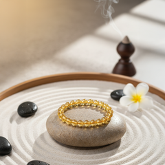 Premium Madagascar Yellow Citrine Bracelet – Made in Madagascar | Wealth • Confidence • Positivity