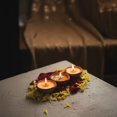 Diya candles Made with soy wax (Scented)