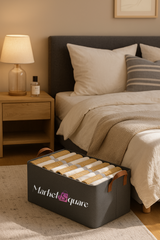 21L Foldable Fabric Storage Box with Handle – Clothes Organizer for Wardrobe, Shelves & Bedroom