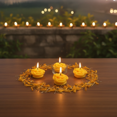 Handcrafted Jalebi Candle – Festive Glow (Unit of 6 Candles)