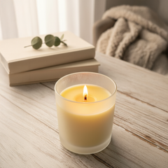 Luxury Scented Frosted Jar Candle | Long-Lasting, Clean Burn, Luxury Fragrance