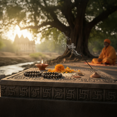 Natural Lava Stone Healing Bracelet – Made in Indonesia | Grounding, Protection & Aromatherapy