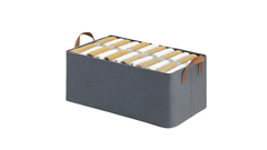 21L Foldable Fabric Storage Box with Handle – Clothes Organizer for Wardrobe, Shelves & Bedroom