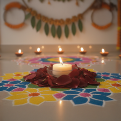 Pedha Candle Made with soy wax (Scented) Unit of 6 candles