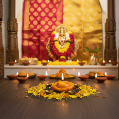 Round Gujiya Candles Made with soy wax (Scented) unit of 6 candle