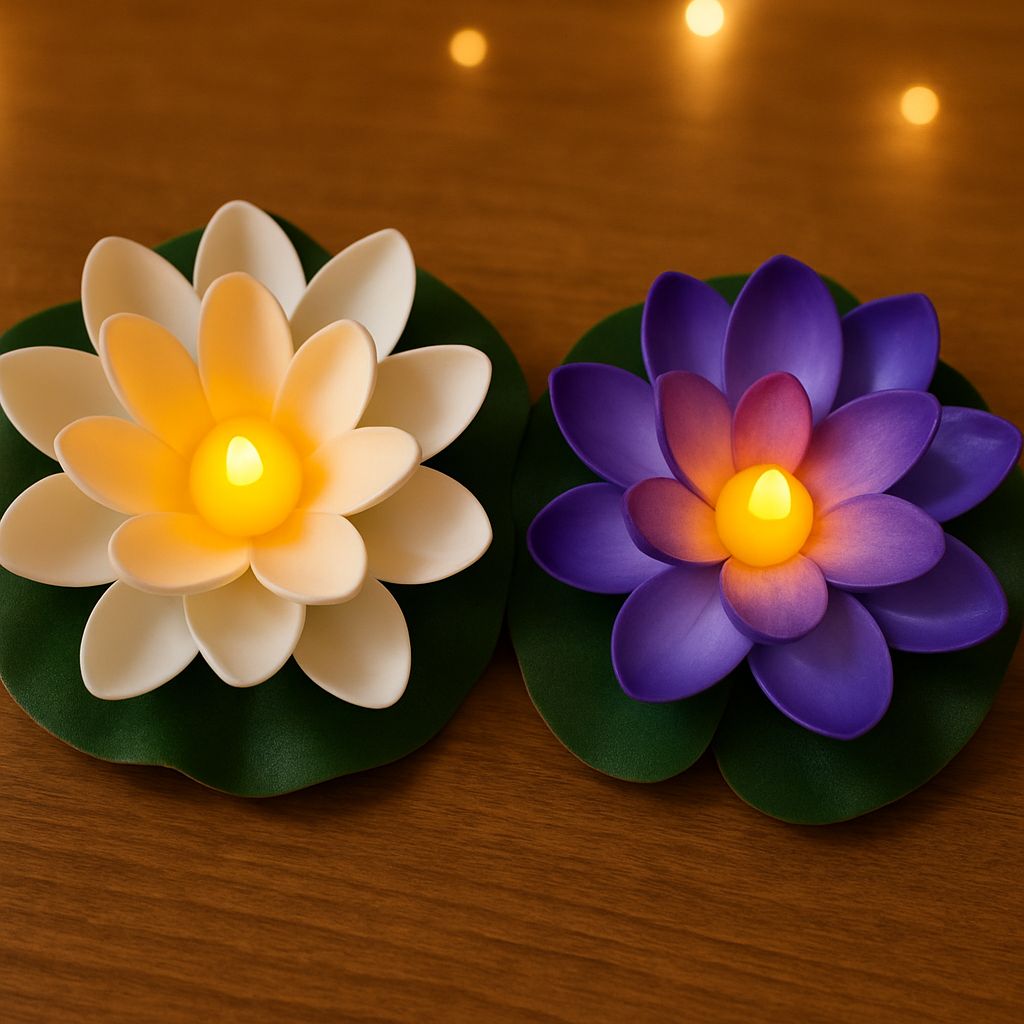 Water sensor lights 6 pcs