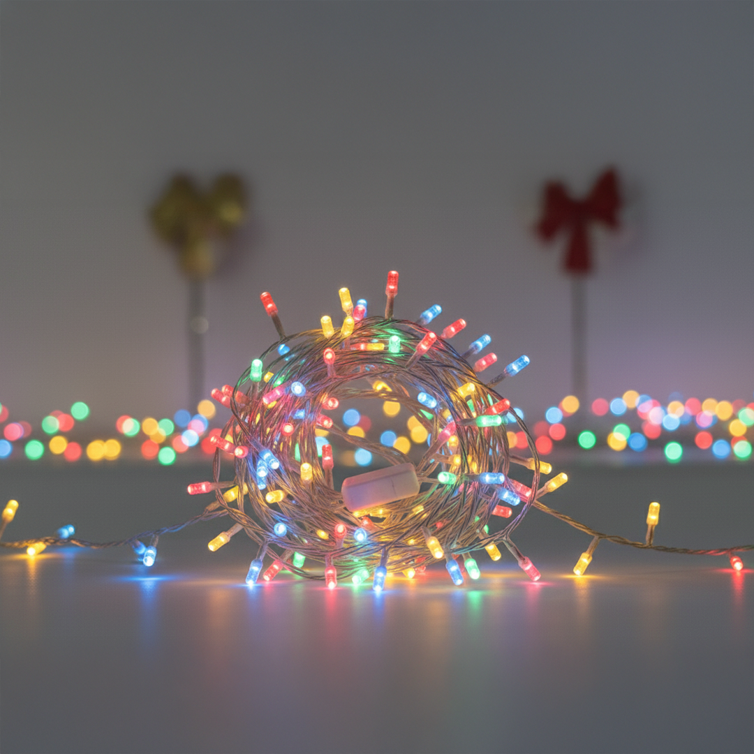 Premium Multicolor LED String Lights – Warm & Vibrant Festive Decoration