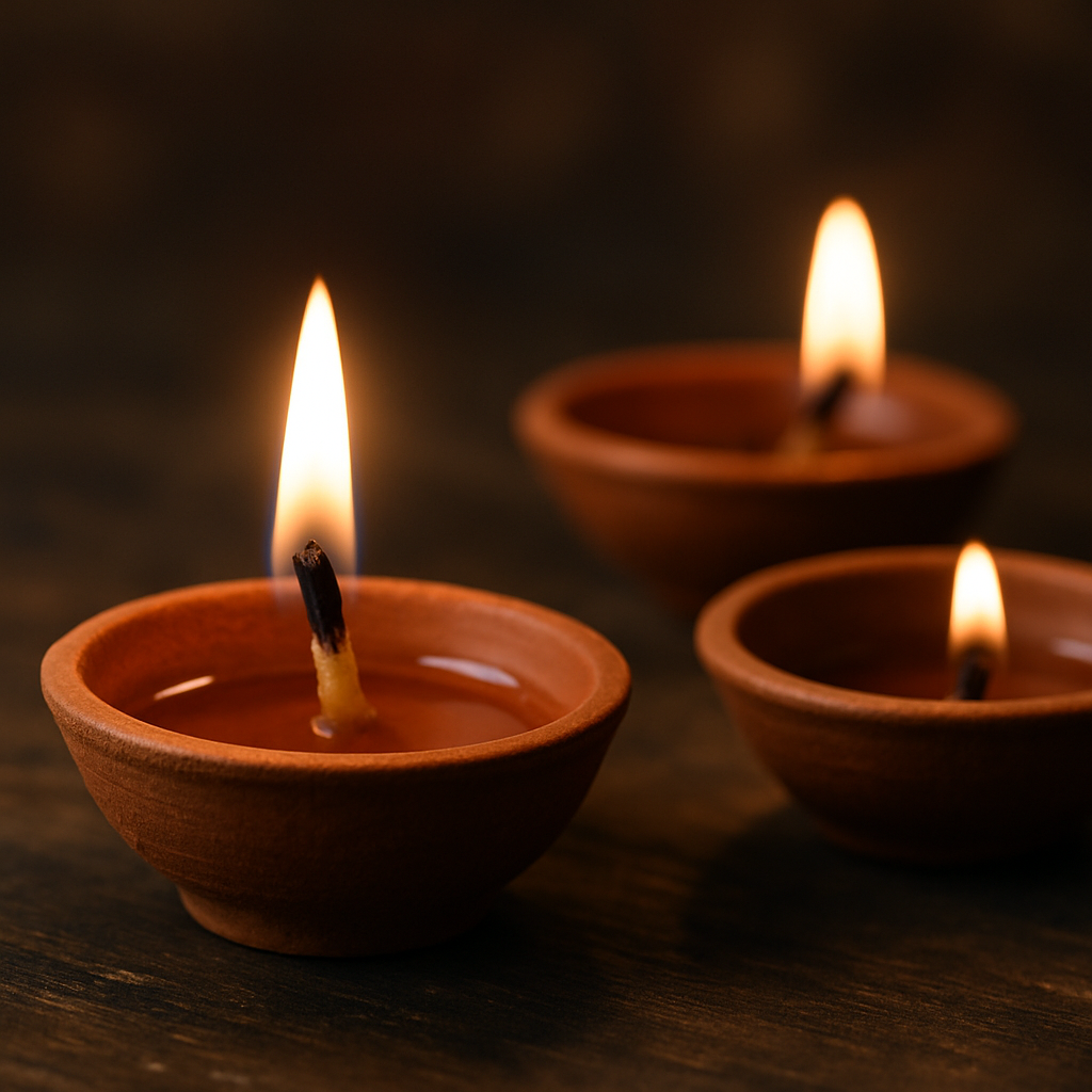 Diya candles Made with soy wax (Scented)