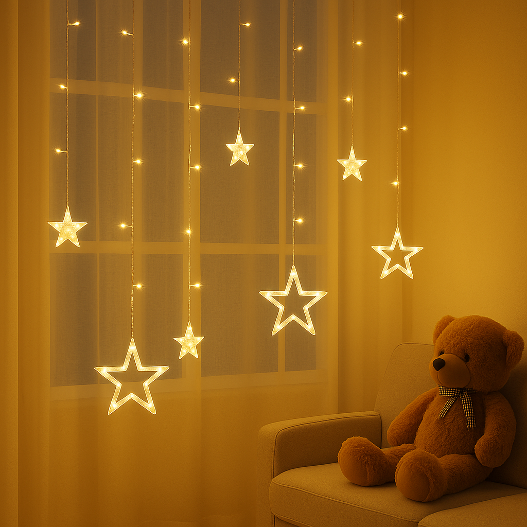 LED Star light 5 small stars & 5 big stars