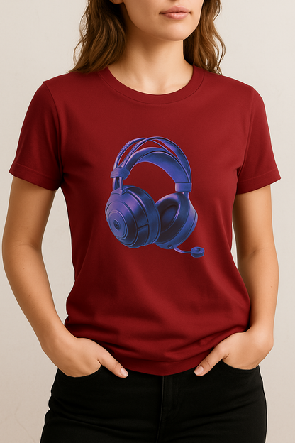 Unisex Graphic T-Shirt – Headphone Design