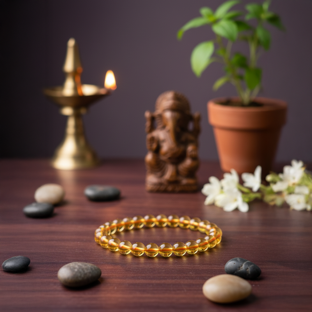 Premium Madagascar Yellow Citrine Bracelet – Made in Madagascar | Wealth • Confidence • Positivity