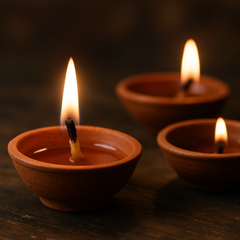 Diya candles Made with soy wax (Scented)