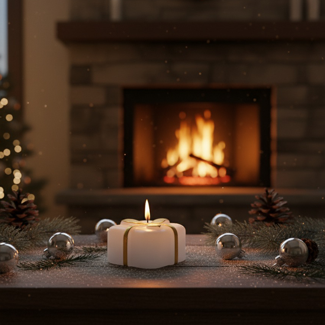 Luxury Gift Box Candle – Handcrafted Festive Scented Candle for Christmas & Home Decor