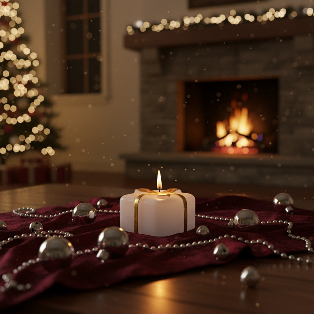 Luxury Gift Box Candle – Handcrafted Festive Scented Candle for Christmas & Home Decor