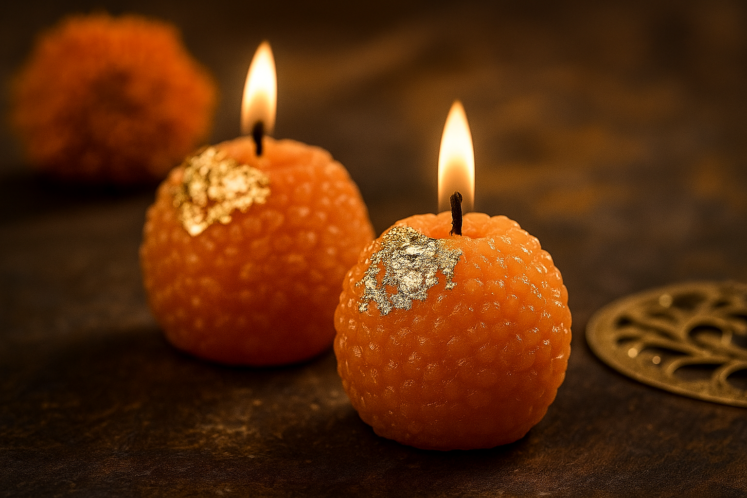 Motichur ladoo  candle Made with soy wax (Scented) Unit of 6 Candle