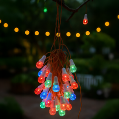 Premium LED Decorative String Lights – Warm White & Multicolor Glow (100 Bulbs 50 foot)