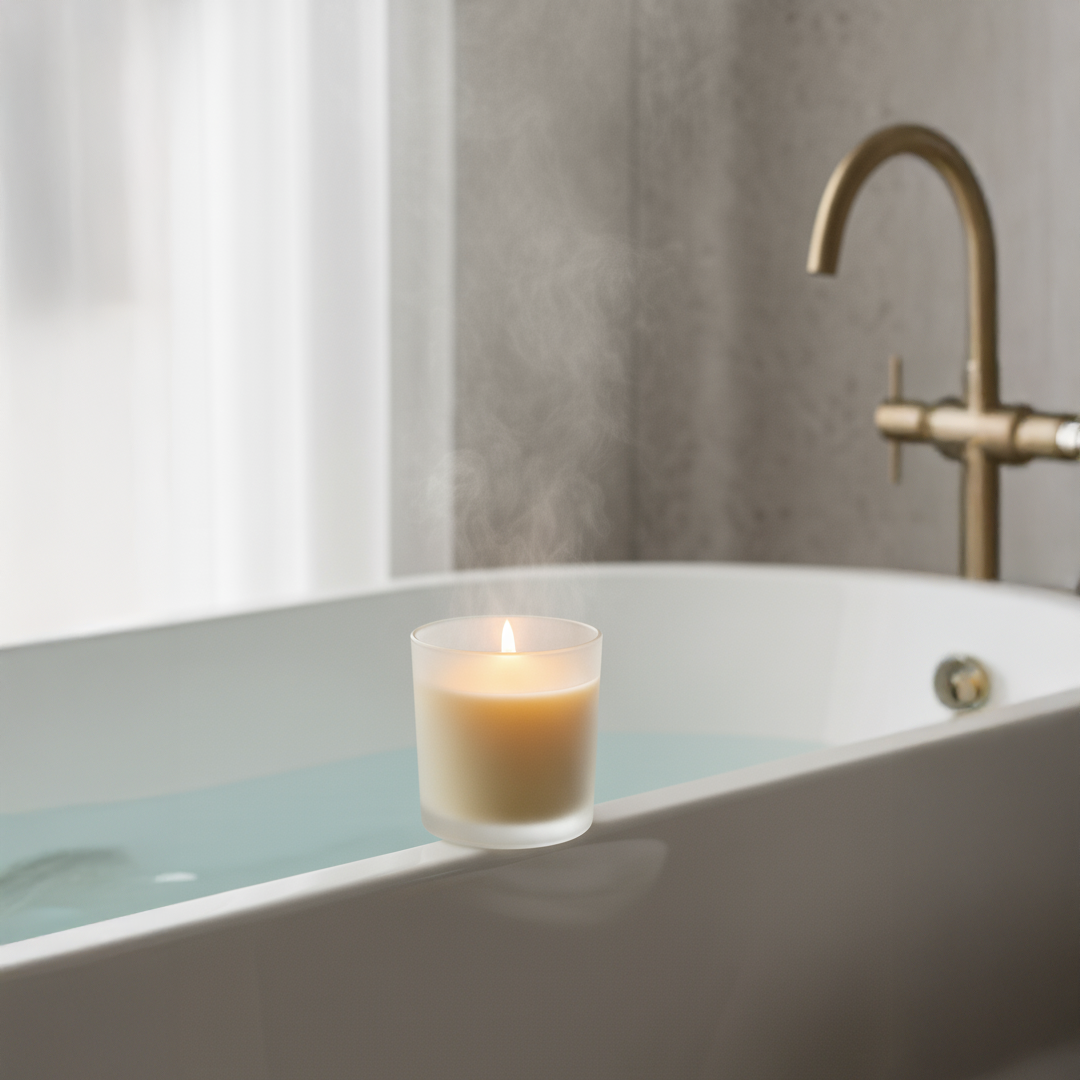 Luxury Scented Frosted Jar Candle | Long-Lasting, Clean Burn, Luxury Fragrance