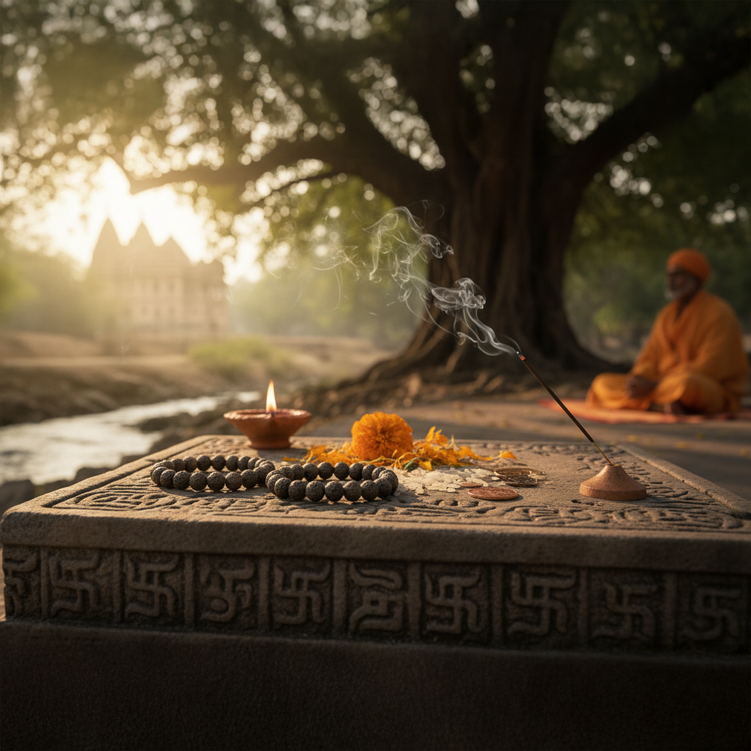 Natural Lava Stone Healing Bracelet – Made in Indonesia | Grounding, Protection & Aromatherapy