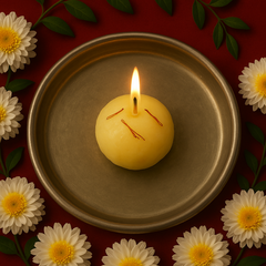 ✨ Malai Pedha Scented Candle – Festive Sweet Delight (Set of 6)