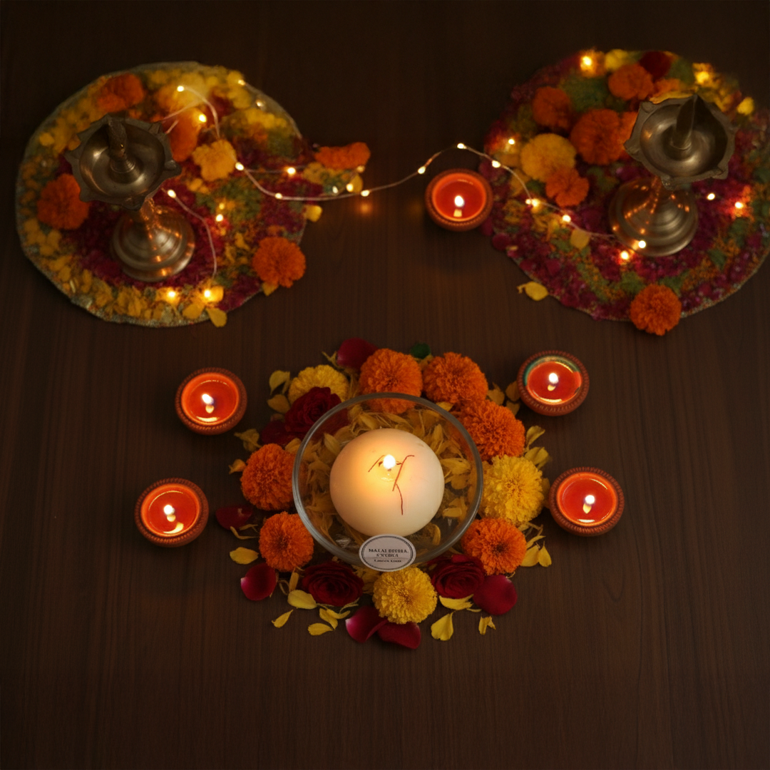 ✨ Malai Pedha Scented Candle – Festive Sweet Delight (Set of 6)