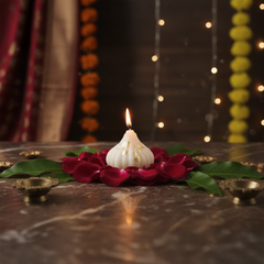 Modak Candles Made with soy wax (Scented) Unit of 6 candle