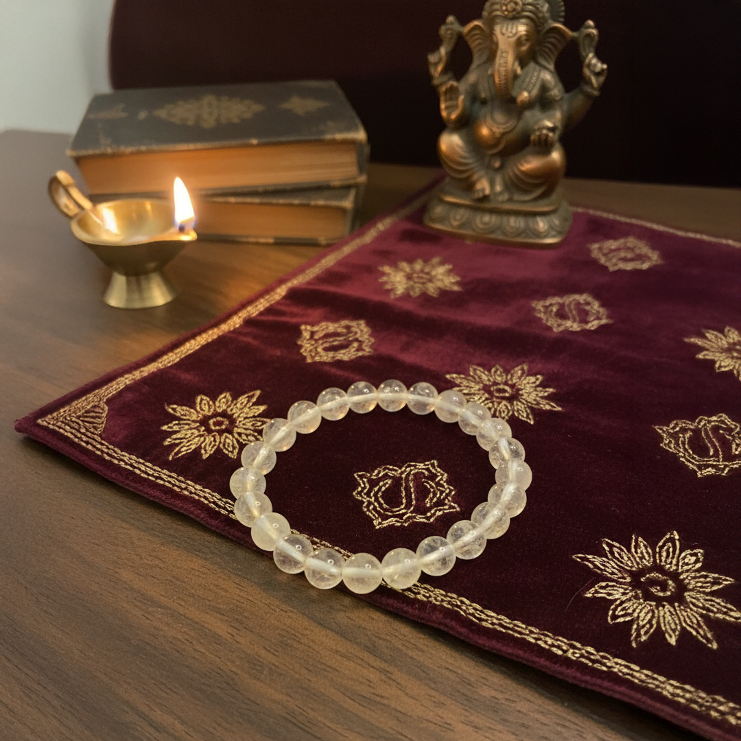 Brazilian Citrine Crystal Bracelet – Abundance, Clarity & Prosperity