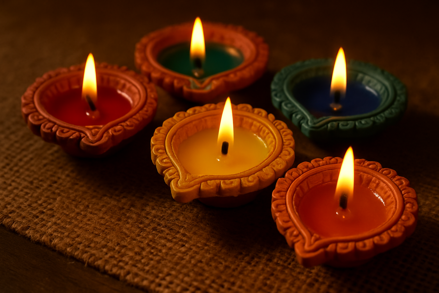 Diya candles Made with soy wax (Scented)