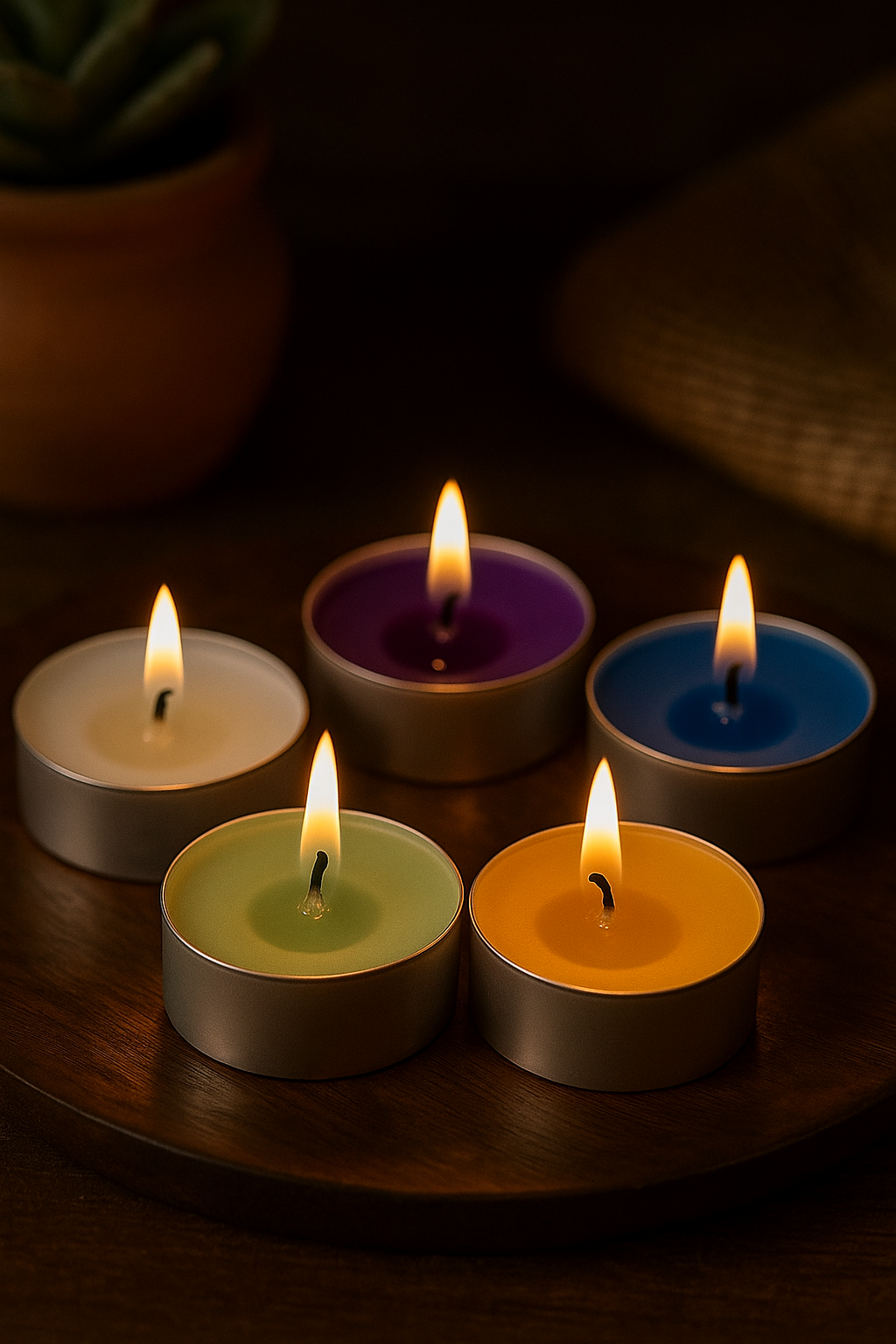 Tea Light Candle Made with soy wax (Scented) Unit of 10 Candles
